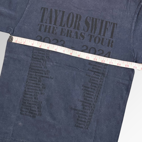 Taylor Swift THE ERAS TOUR Mineral Wash Gray T-Shirt size Youth Small XS NWT Tee - Picture 5 of 6
